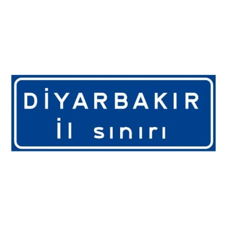 İl Sınırı Levhası — Bilgi İşaretleri