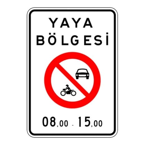 Yaya Bölgesi 2 — Bilgi İşaretleri