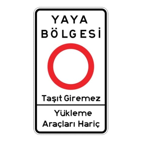 Yaya Bölgesi 3 — Bilgi İşaretleri