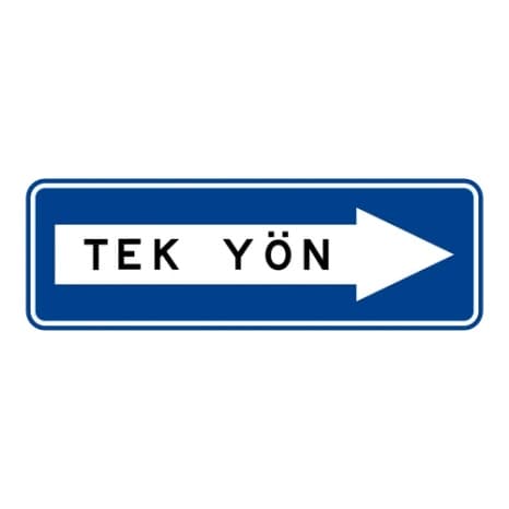 Tek Yön — Bilgi İşaretleri