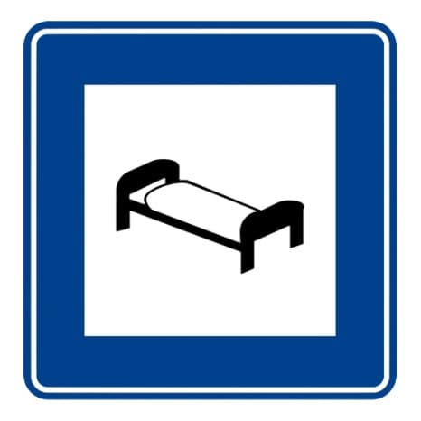 Otel veya Motel — Bilgi İşaretleri