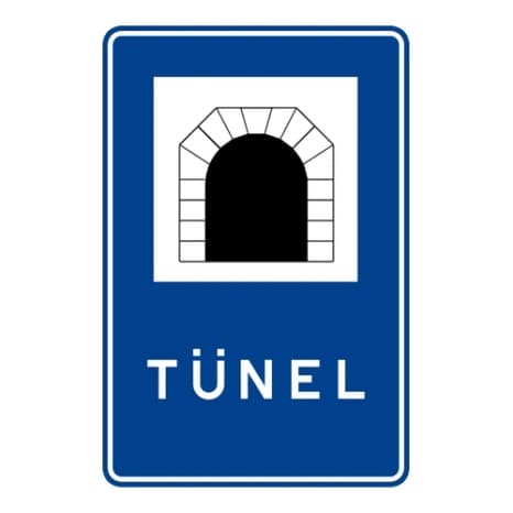 Tünel — Bilgi İşaretleri