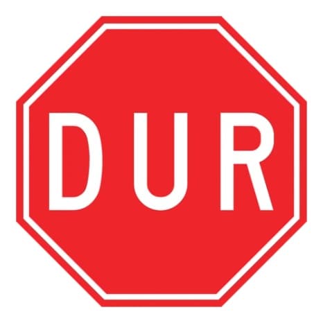 Dur — Trafik Tanzim İşaretleri