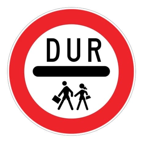 Çocuklar için dur — Trafik Tanzim İşaretleri
