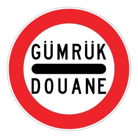 Gümrük — Trafik Tanzim İşaretleri